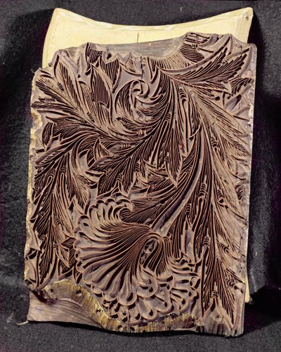 Tulpen-Design-Druckblock, 1875 von William Morris